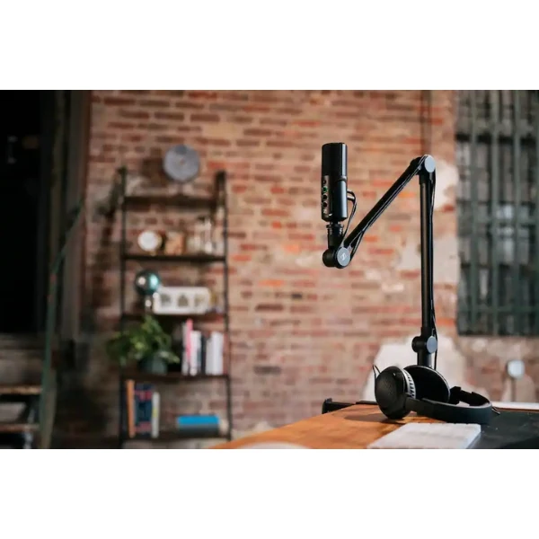 Micrófono Sennheiser Profile USB Microphone Streaming Set with Boom Arm 3 m USB-C Cable & Mic Pouch - Black - Image 4