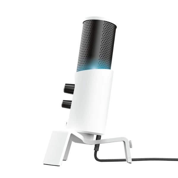 Microfono Trust GXT 258W Fyru 4 en 1 Compatible PS5 30Hz - 18000Hz Led usb Color Blanco 24257 - Image 3