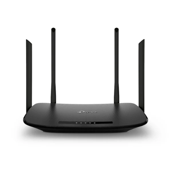 Modem Router Tp Link Archer VR300 AC1200 VDSL/ADSL velocidades Wi-Fi doble banda de hasta 1200Mbps. 300 Mbps en 2,4 GHz