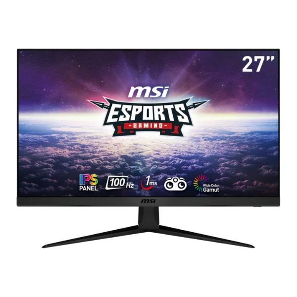 Monitor MSI 27" G2712V Esports Gaming 100HZ 1920X1080