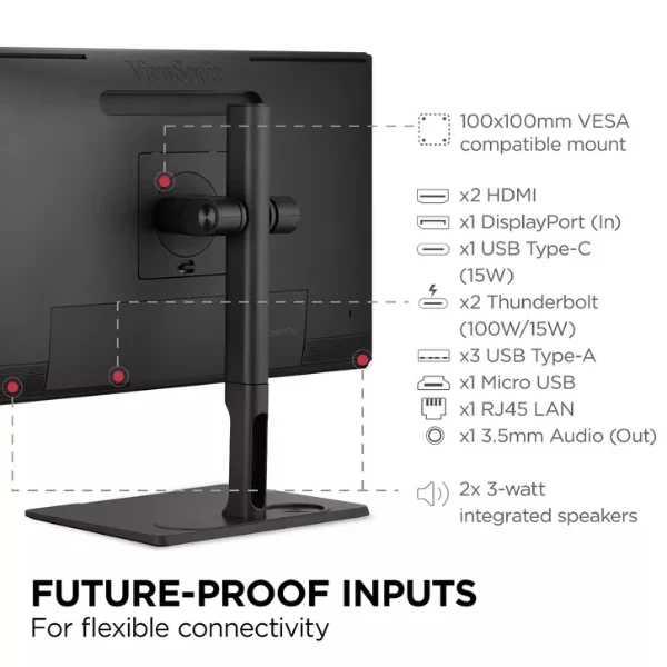 Monitor Viewsonic VP2776T-4K - 27" 4K UHD - (3840 x 2160) IPS - 60 Hz - Image 4