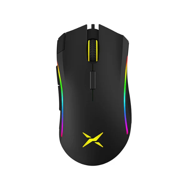 Mouse Delux GAMING M625BU Negro+RGB