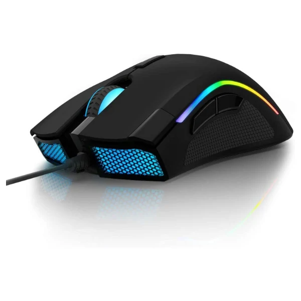 Mouse Delux GAMING M625BU Negro+RGB - Image 2