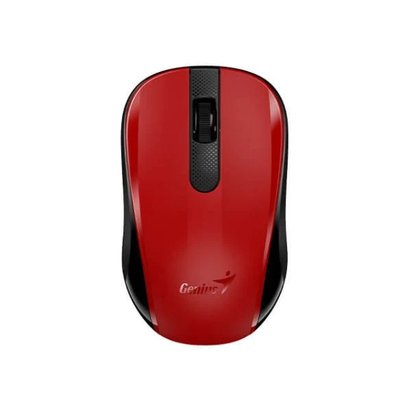Mouse Genius NX-8008S - Inalámbrico - 2.4 GHz - Negro/Rojo