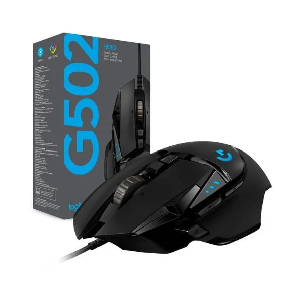 Mouse Logitech G502 Hero Gaming, 25000 DPI, 8 Botones, ARM de 32bit, 400IPS, USB, Negro - Image 6