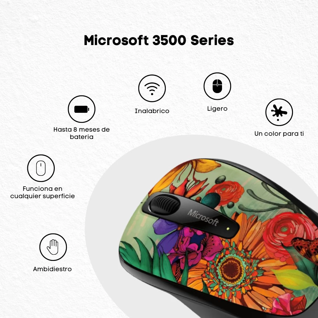 Mouse Microsoft 3500 Inalambrico Gmf-00376 Olofsdotter - Image 3