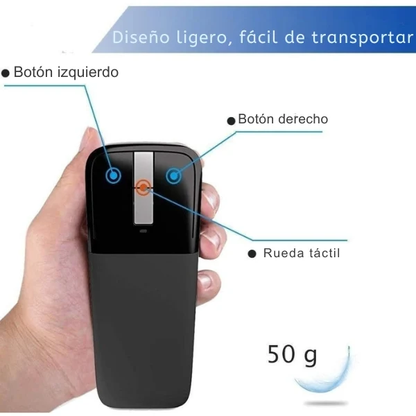 Mouse Microsoft ARC Inalámbrico  Ultra plano  Deluxe Ergonómico Diseño Delgado y Super Liviano  Rvf-00052 - Image 7