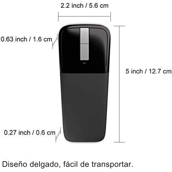 Mouse Microsoft ARC Inalámbrico  Ultra plano  Deluxe Ergonómico Diseño Delgado y Super Liviano  Rvf-00052 - Image 8