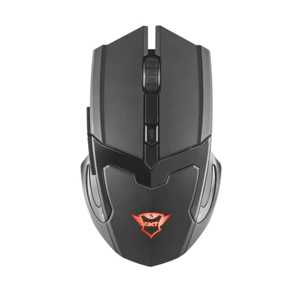 Mouse Trust GXT 103 GAV 6 Botones 2000 DPI Usb Inalambrico RGB Color Negro 23213