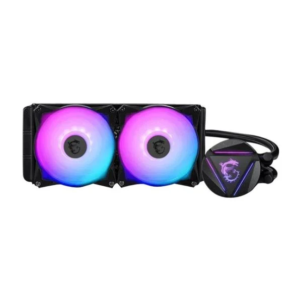 MSI MAG 240R V2 - AIO ARGB CPU Enfriador Liquido - Rotating Cap LGA 1700 Ready - 240mm Radiator - Dual 120mm ARGB PWM Fans - Image 2