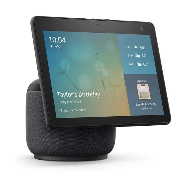 Pantalla inteligente Echo Show 10 Full HD Gen 3 de 10” Camara Con Movimiento 5 MP Asistente Virtual Alexa Color Negro
