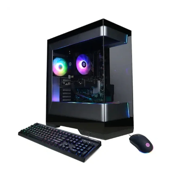 Pc Gaming CyberPowerPC AMD Ryzen 5 8400F (4.7 GHz) - 16 GB DDR5 - 1 TB SSD - NVIDIA GeForce RTX 3050 6GB GDDR6 - 600 W - Win 11 Home - Black