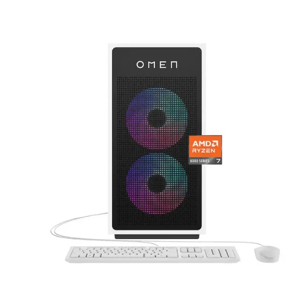 Pc Gaming HP OMEN 35L AMD Ryzen 7 8700F (5.0 GHz) - 16 GB DDR5 - 1 TB SSD - NVIDIA GeForce RTX 5060 Ti 16 GB - 600 W - Win 11 Home - Panda Metal - Image 2