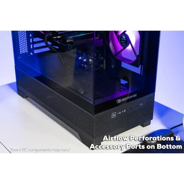 Pc Gaming iBUYPOWER Element SE Intel Core i5 14400F (4.7 GHz) - 16 GB DDR5 RGB - 1 TB SSD - NVIDIA GeForce RTX 5060 8 GB - 600 W - Win 11 Home - Black - Image 7