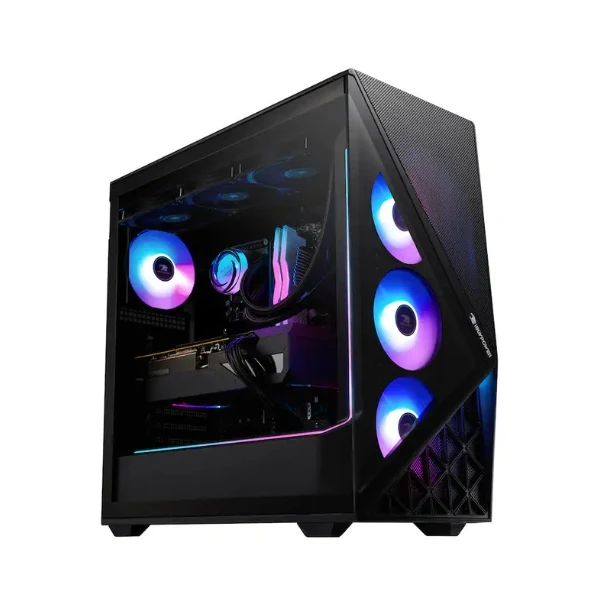 Pc Gaming iBUYPOWER Slate AMD Ryzen 7 9800X3D (5.2 GHz) - 32 GB DDR5 RGB - 2 TB NVMe SSD - AMD Radeon RX 9070 XT 16 GB - 750 W - Win 11 Home - Black - Image 5