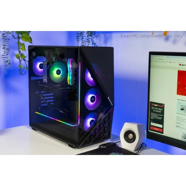 Pc Gaming iBUYPOWER Slate AMD Ryzen 7 9800X3D (5.2 GHz) - 32 GB DDR5 RGB - 2 TB NVMe SSD - AMD Radeon RX 9070 XT 16 GB - 750 W - Win 11 Home - Black - Image 9
