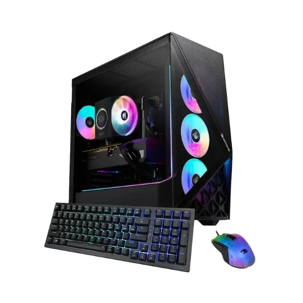 Pc Gaming iBUYPOWER Slate Intel Core Ultra 5 225F (4.9 GHz) - 16 GB DDR5 RGB - 1 TB SSD - Intel Arc B570 10GB - 600 W - Win 11 Home - Black