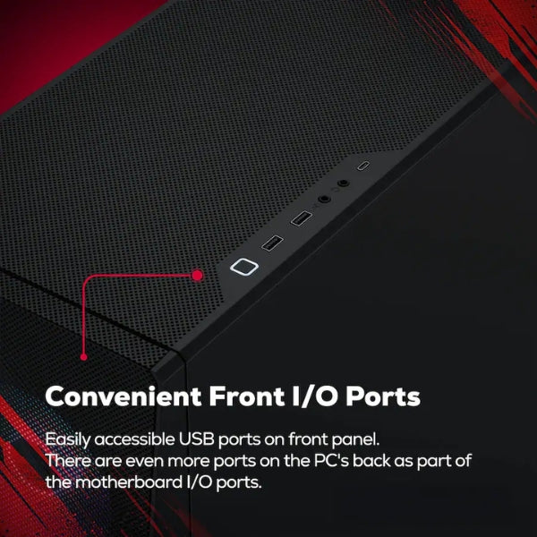 Pc Gaming iBUYPOWER Slate Intel Core Ultra 9 285 (5.5 GHz) - 32 GB DDR5 - 2 TB SSD - NVIDIA GeForce RTX 5070 12GB - 750 W - Win 11 Home - Black - Image 4