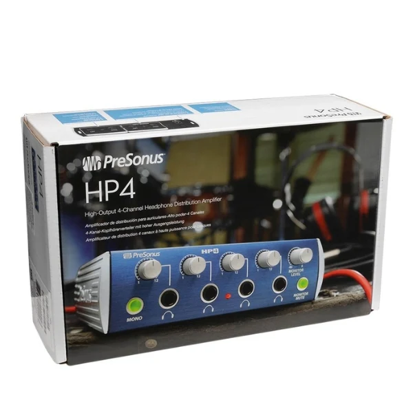 Amplificador de Auriculares PreSonus HP4 4-Channel Headphone Amplifiers - Azul - 2777400203 - Image 3