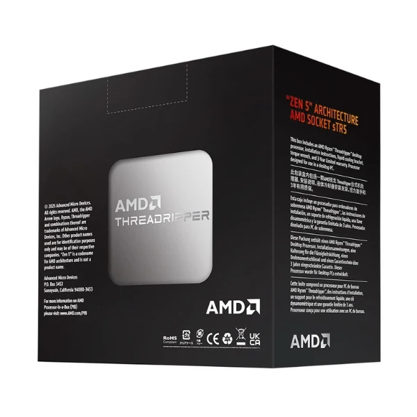 Procesador AMD Ryzen Threadripper 9970X Shimada Peak 4GHz 32-Core 32MB Caché sTR5 Boxed Processor - Image 3