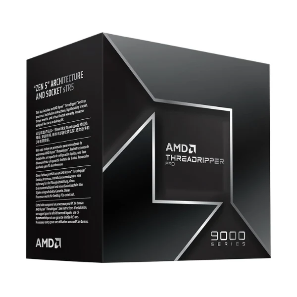 Procesador AMD Ryzen Threadripper PRO 9955WX Shimada Peak 4.5GHz 16-Core 16MB Caché sTR5 Boxed Processor