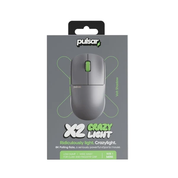 Mouse gaming inalámbrico Pulsar X2 CrazyLight Volt Shadow 32000 DPI con sensor XS-1 - PX2CL104 - Gris - Image 5