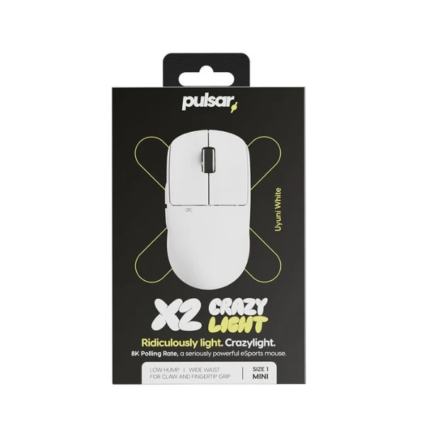 Mouse Gaming Inalámbrico Pulsar X2 CrazyLight Mini 32000 DPI con Sensor XS-1 - PX2CL108 - Uyuni White - Image 5