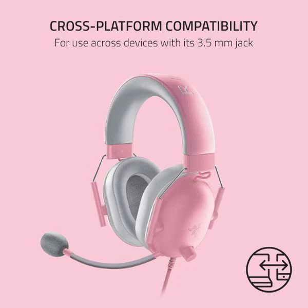 Audífonos Gaming Razer BlackShark V2 X Cableados – 7.1 Surround – Quartz Edition - Image 3