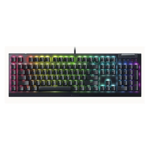 Teclado Gaming Mecánico Razer BlackWidow V4 X RGB - Razer Green Switch - Negro - RZ03-04700200-R