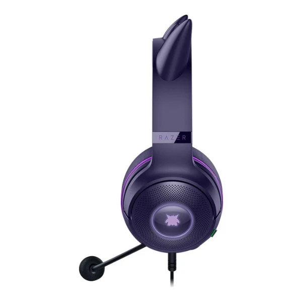Audífonos Gaming Razer Kraken Kitty V2 USB RGB - Pokémon Gengar Edition - Image 3