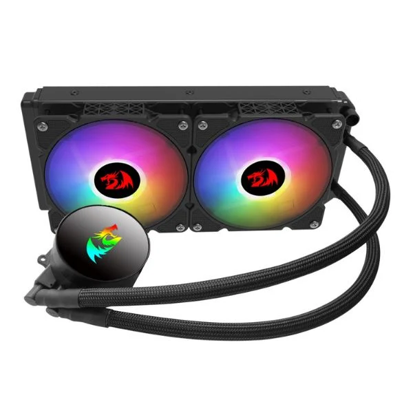 Refrigeracion Liquida doble Fan effect X Redragon, RGB Programable