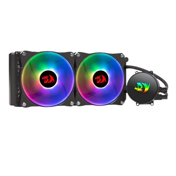 Refrigeracion Liquida doble Fan effect X Redragon, RGB Programable - Image 2