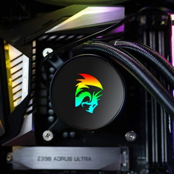 Refrigeracion Liquida doble Fan effect X Redragon, RGB Programable - Image 4