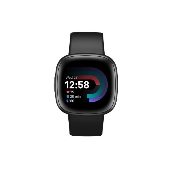 Reloj Fitbit Versa 4 Fitness SmartWatch , Aluminio Gris y Banda Color Negro - Image 2