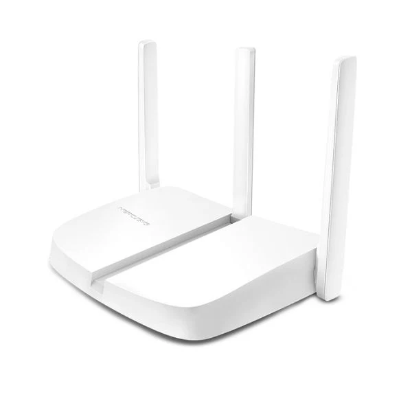 ROUTER MERCUSYS WIRELESS/ 2.4 GHZ/ 300 MBPS/ IEEE 802.11N/ 1 WAN/ 3 LAN/ 3 ANTENAS