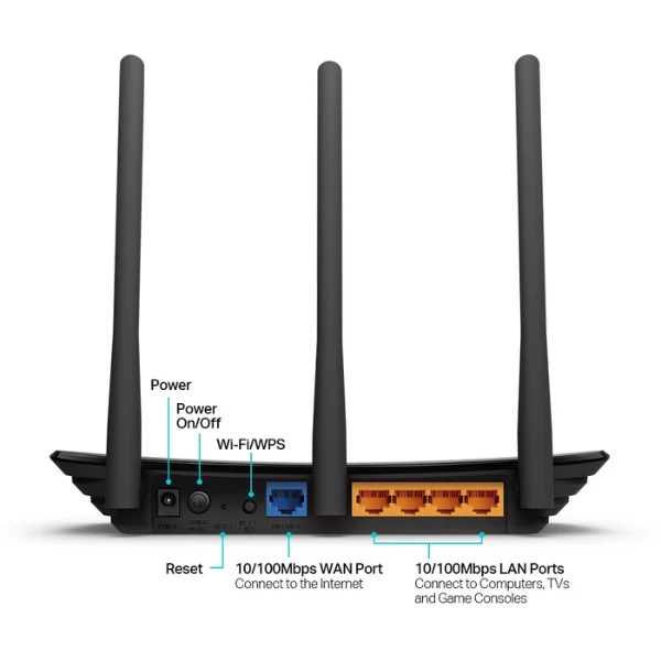Router tp link TL-WR940N 3 antenas N 450Mbps - Image 2