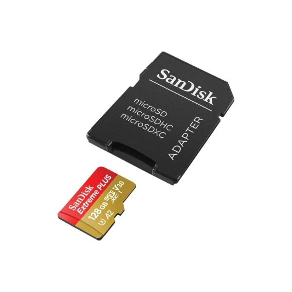 Sandisk Extreme Plus 128GB Microsd Card con adaptador SDSQXBZ - Image 4