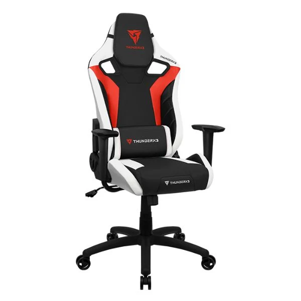 Silla Gamer THUNDER X3 / XC3 Color Rojo, Blanco y Negro