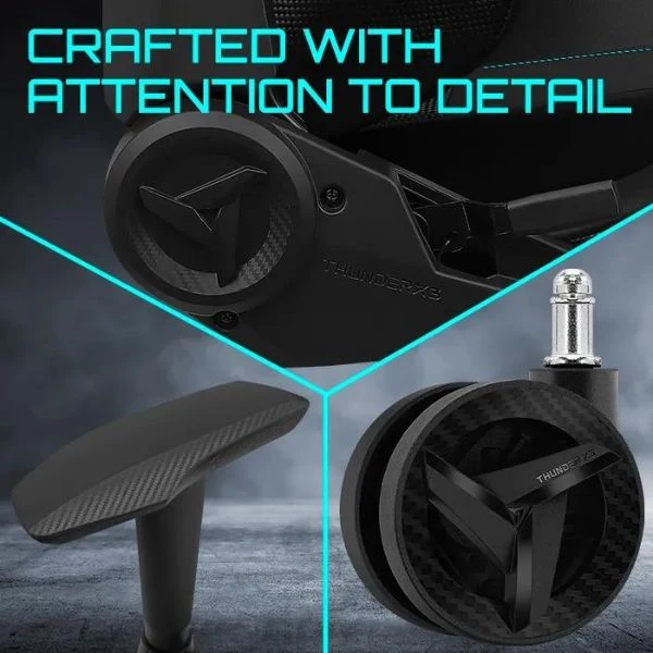 Silla Gamer THUNDERX3 XC3 AeroCool Amarillo - Image 10