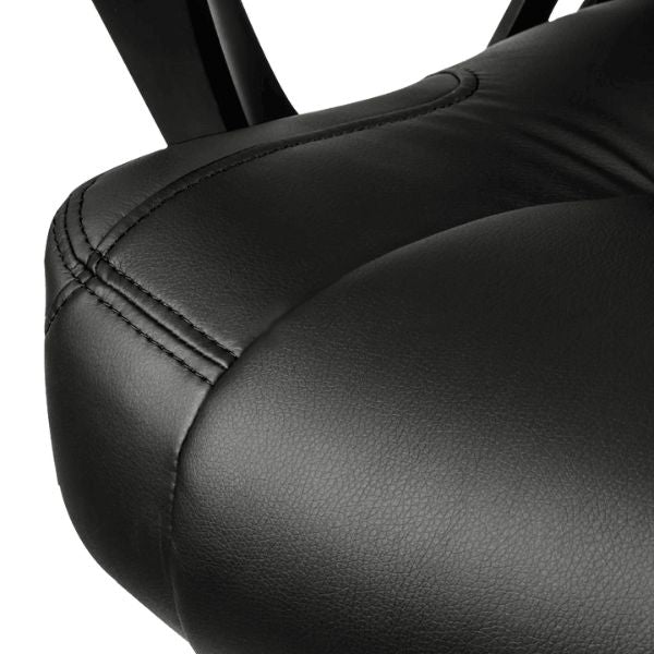 SILLA GAMING GAMEMAX NEGRA, PIEL VEGANA, ERGONOMICA, ELEVADOR DE GAS, BALANCEO HASTA 15 - Image 6