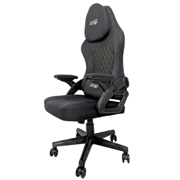 Silla jemip Gaming Back To Office 2 - Ergonómica - Cojín Lumbar y Reposacabezas - Tela Transpirable - JPOBACKC011-1B - Image 2