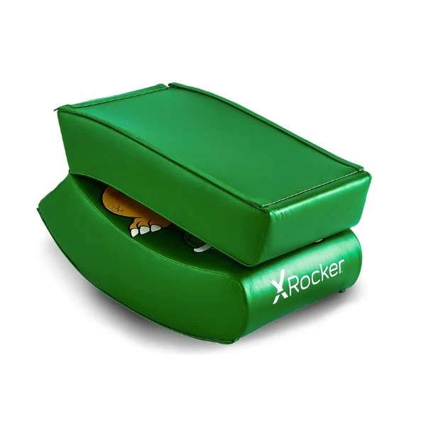 Silla X Rocker Super Mario, Edicion  Bowser  All-Star, Cuero sintetico Verde pleglable, A64.40xAN40.64xF84.84 - Image 4