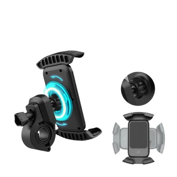Soporte de Celular Argom para Motocicleta - Negro - ARG-AC-0320BK - Image 4