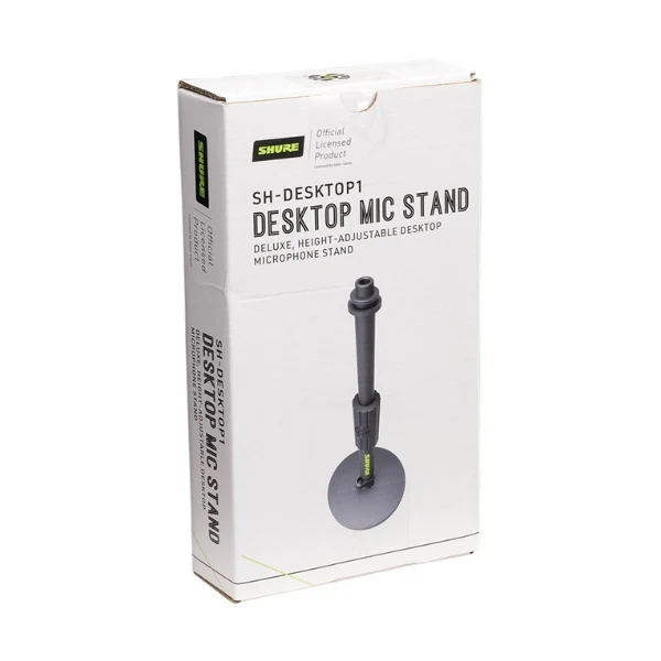 Soporte de micrófono de escritorio Shure 6 in Round Base Desktop Mic Stand Base redonda 6" - Image 4