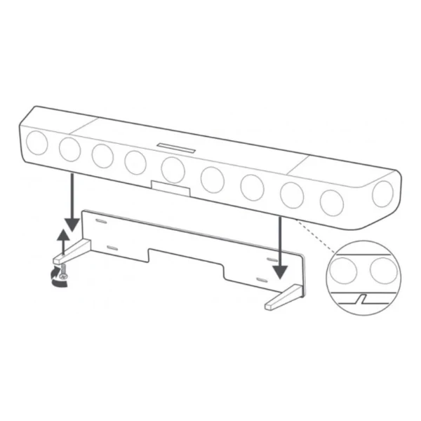 Soporte Sennheiser Wall Speaker Mount for AMBEO Soundbar Max - Black - Image 4