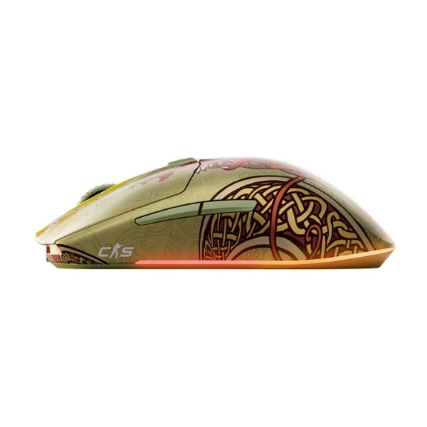 Mouse gaming inalámbrico SteelSeries Aerox 3 Wireless CS2 Dragon Lore Edition RGB 18000 DPI - 62614 - Rojo - Image 2