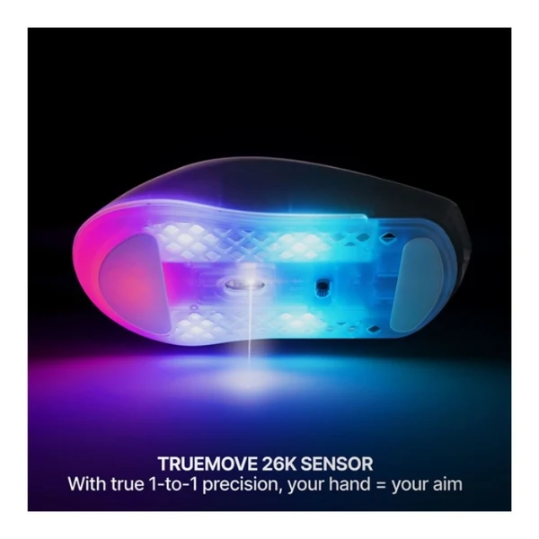Mouse gaming inalámbrico SteelSeries Aerox 3 Wireless Gen 2 Shadow RGB 26000 DPI con polling 4000Hz - 62717 - Negro - Image 4