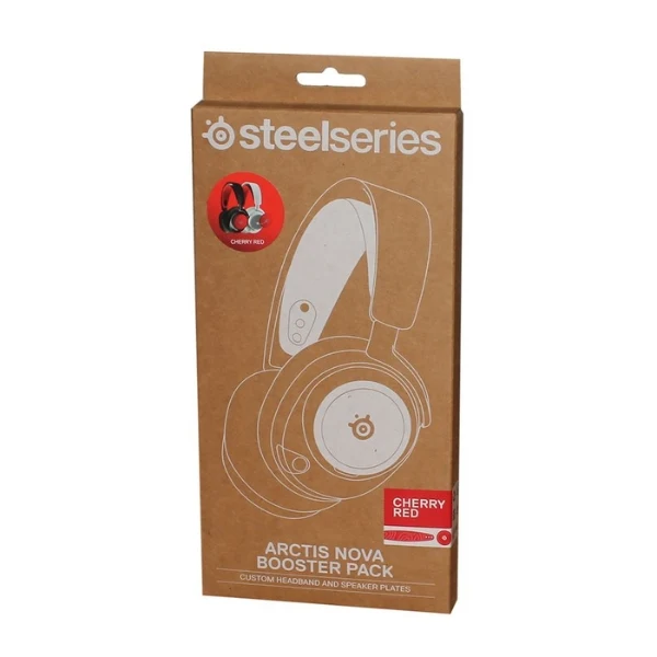 Pack de personalización SteelSeries Arctis Nova Booster Pack Cherry Red - 60392 - Image 3