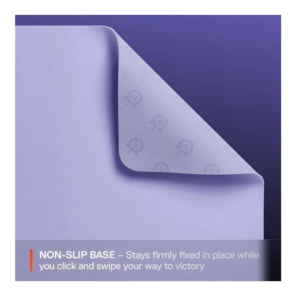 Mousepad gaming SteelSeries QcK Cloth Large de tela microtejida - 63463 - Lavanda - Image 4