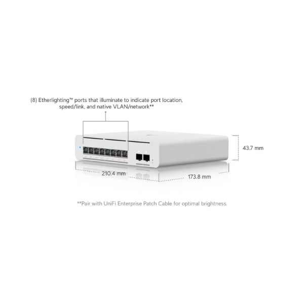 Switching Ubiquiti Switch USW-PRO-XG-8-POE 155W - Image 5